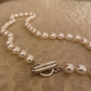 Slane & Slane 16” Sterling Silver Pearl necklace